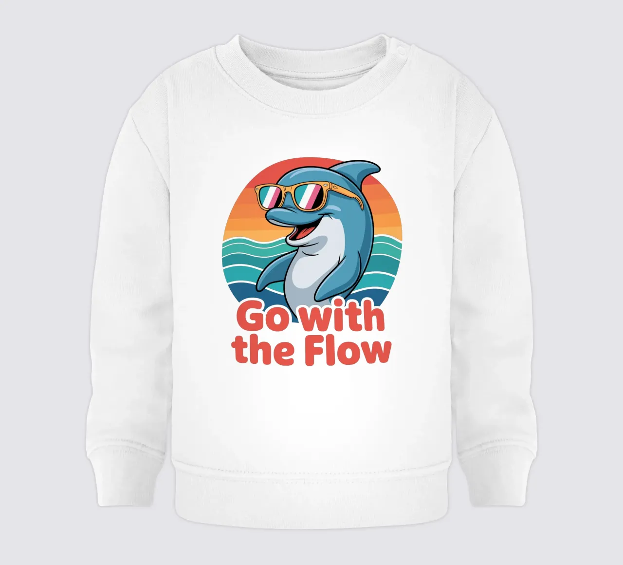 Go with the Flow sudadera de bebé de Shirtfantastisch