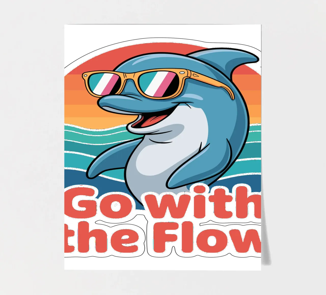 Go with the Flow foglio adesivo da Shirtfantastisch