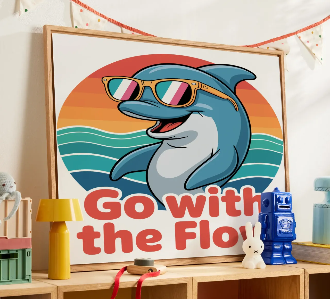 Go with the Flow metacrilato de Shirtfantastisch