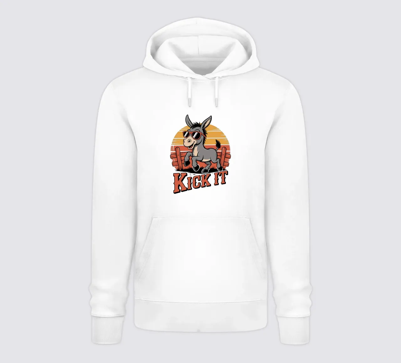 Kick it felpa con cappuccio da Shirtfantastisch