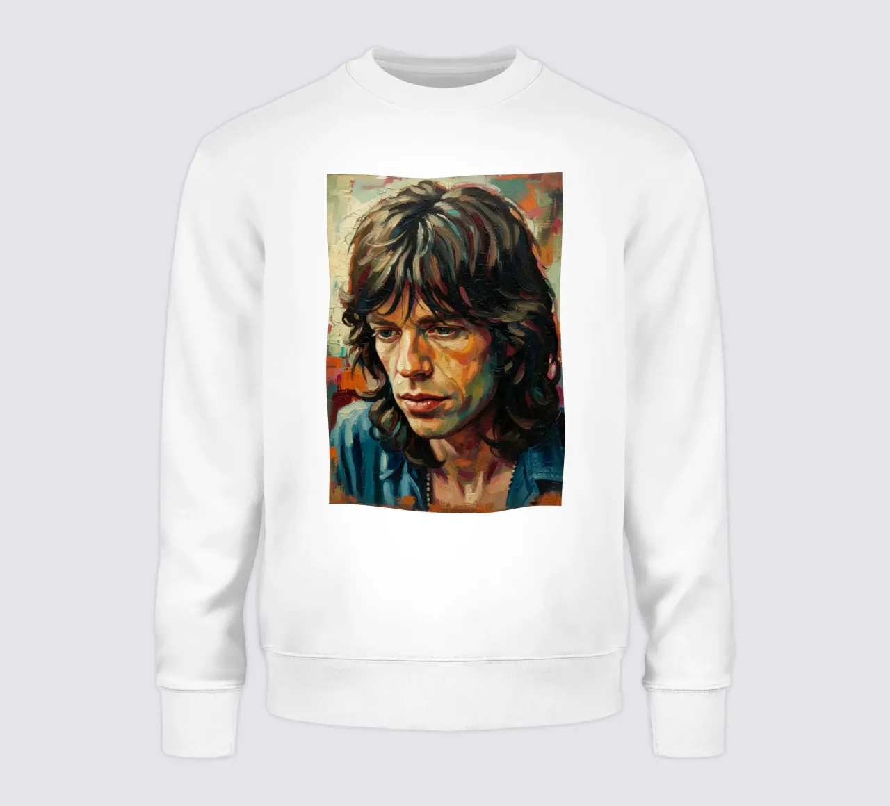 Arte di Mick Jagger felpa da Lembayung art