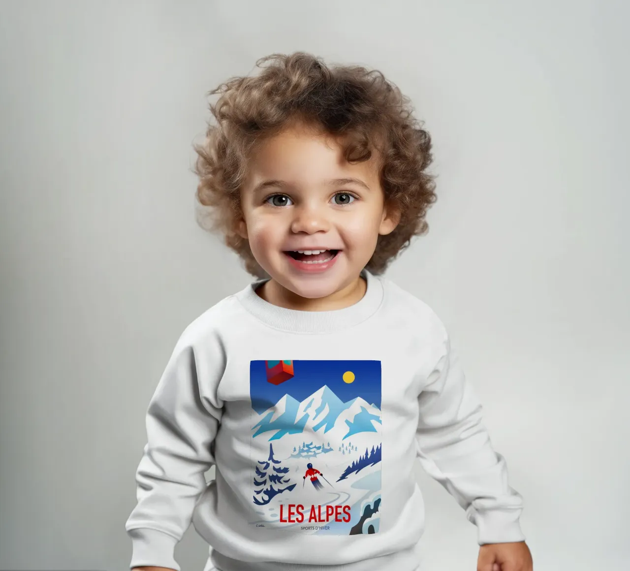 Le Alpi felpa neonato da C.WILL