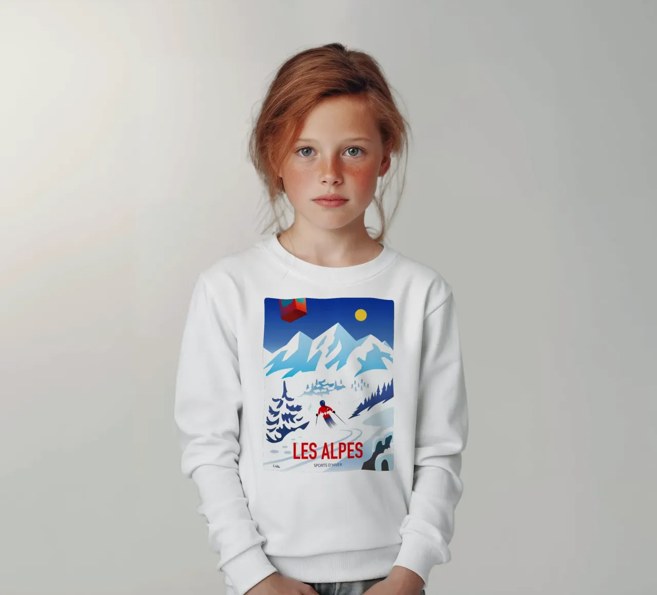Le Alpi felpa bambino da C.WILL