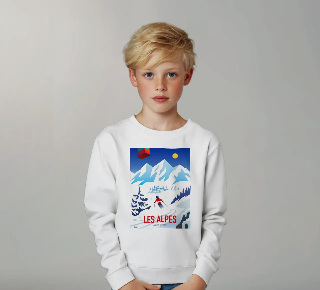 Le Alpi felpa bambino da C.WILL