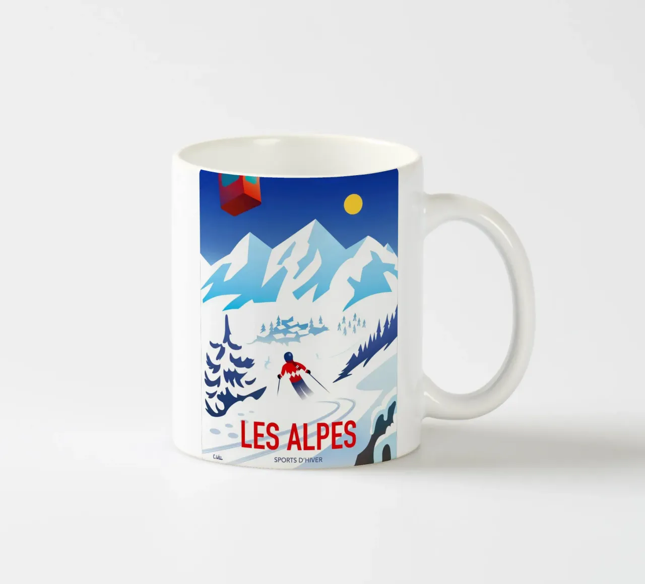 Le Alpi tazza in ceramica da C.WILL