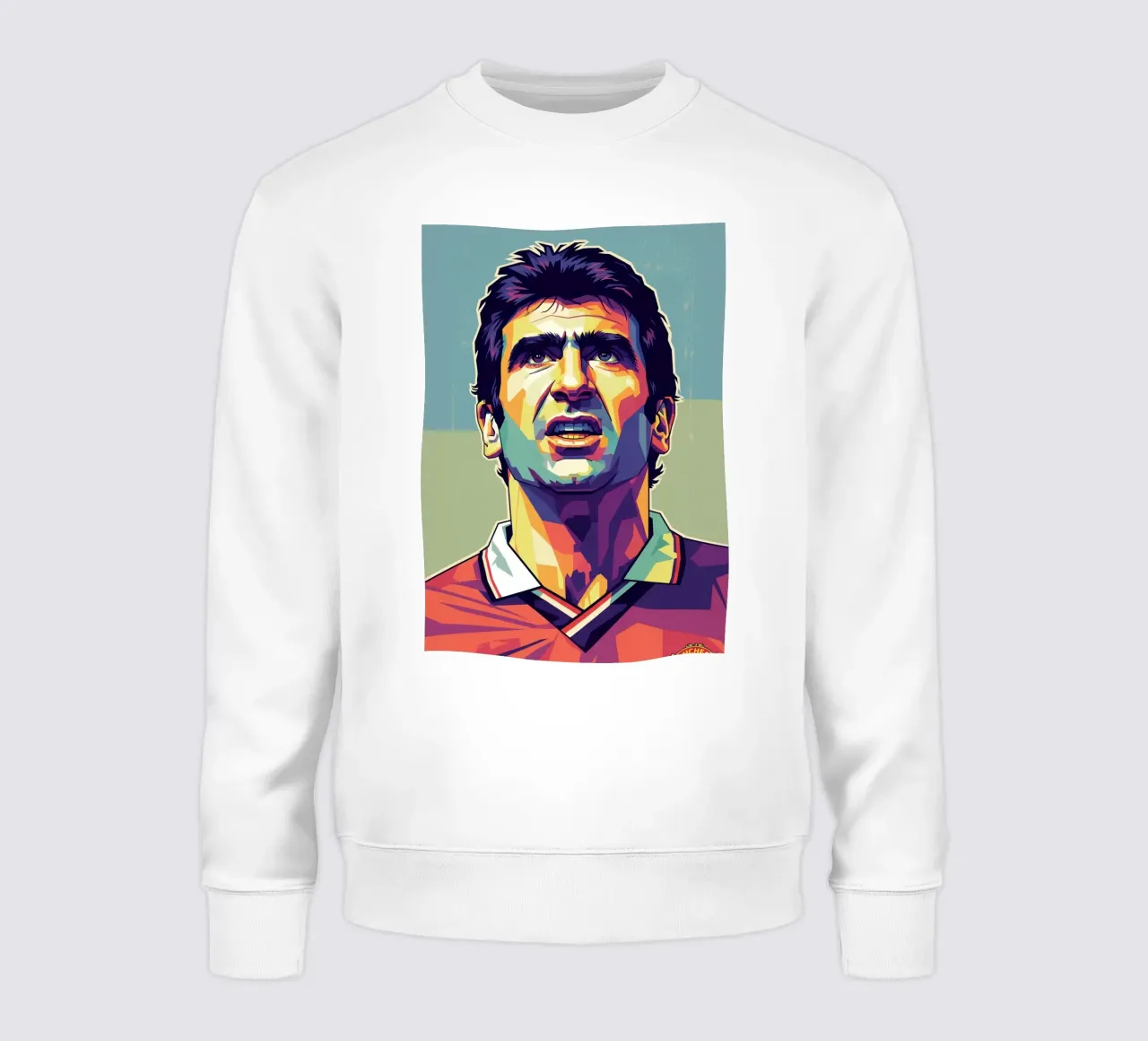 Erick Cantona WPAP art felpa da Hantamrata