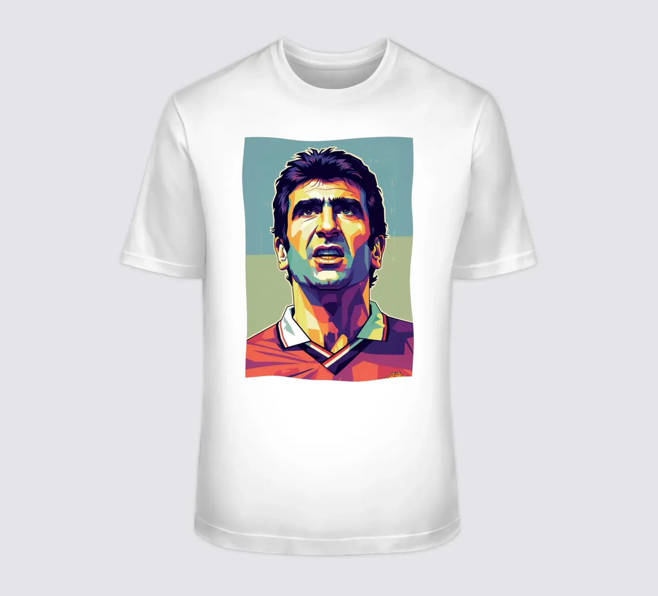 Erick Cantona WPAP art t-shirt da Hantamrata