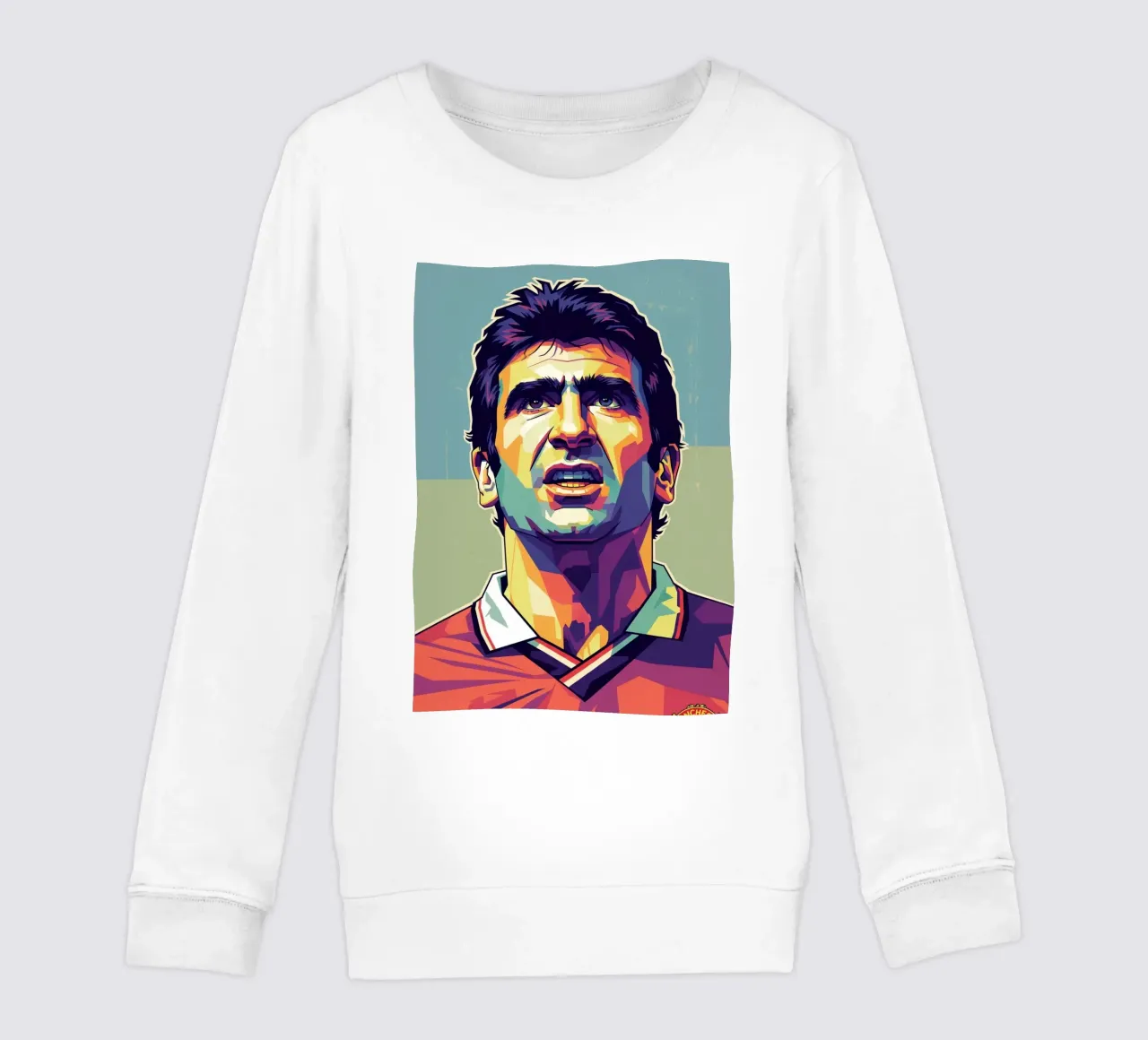 Erick Cantona WPAP art felpa bambino da Hantamrata