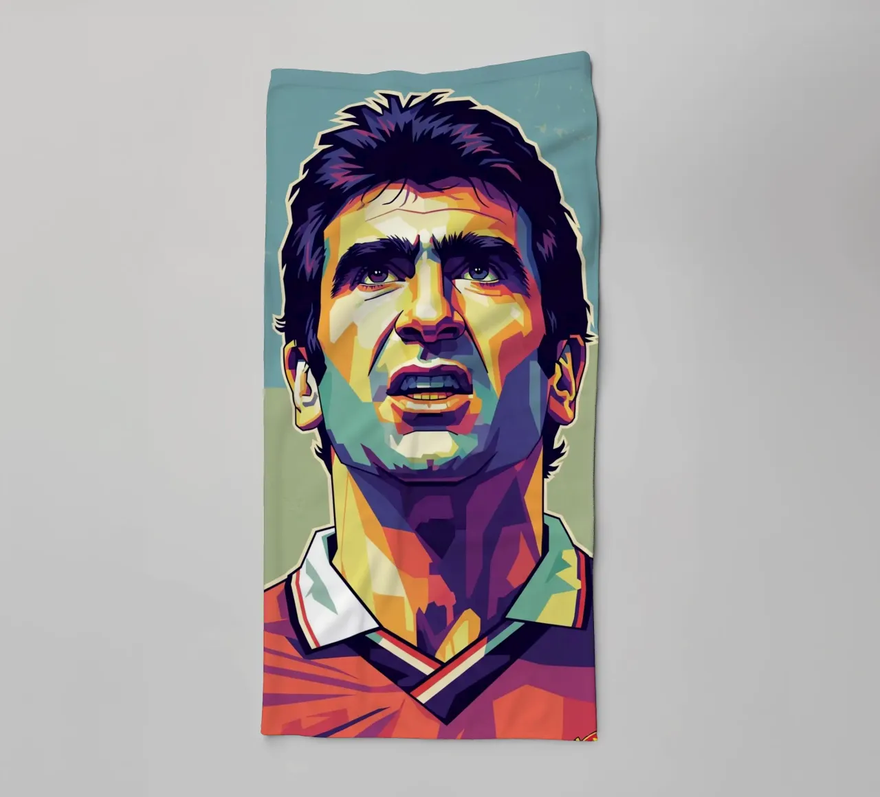 Erick Cantona WPAP art asciugamano da bagno da Hantamrata