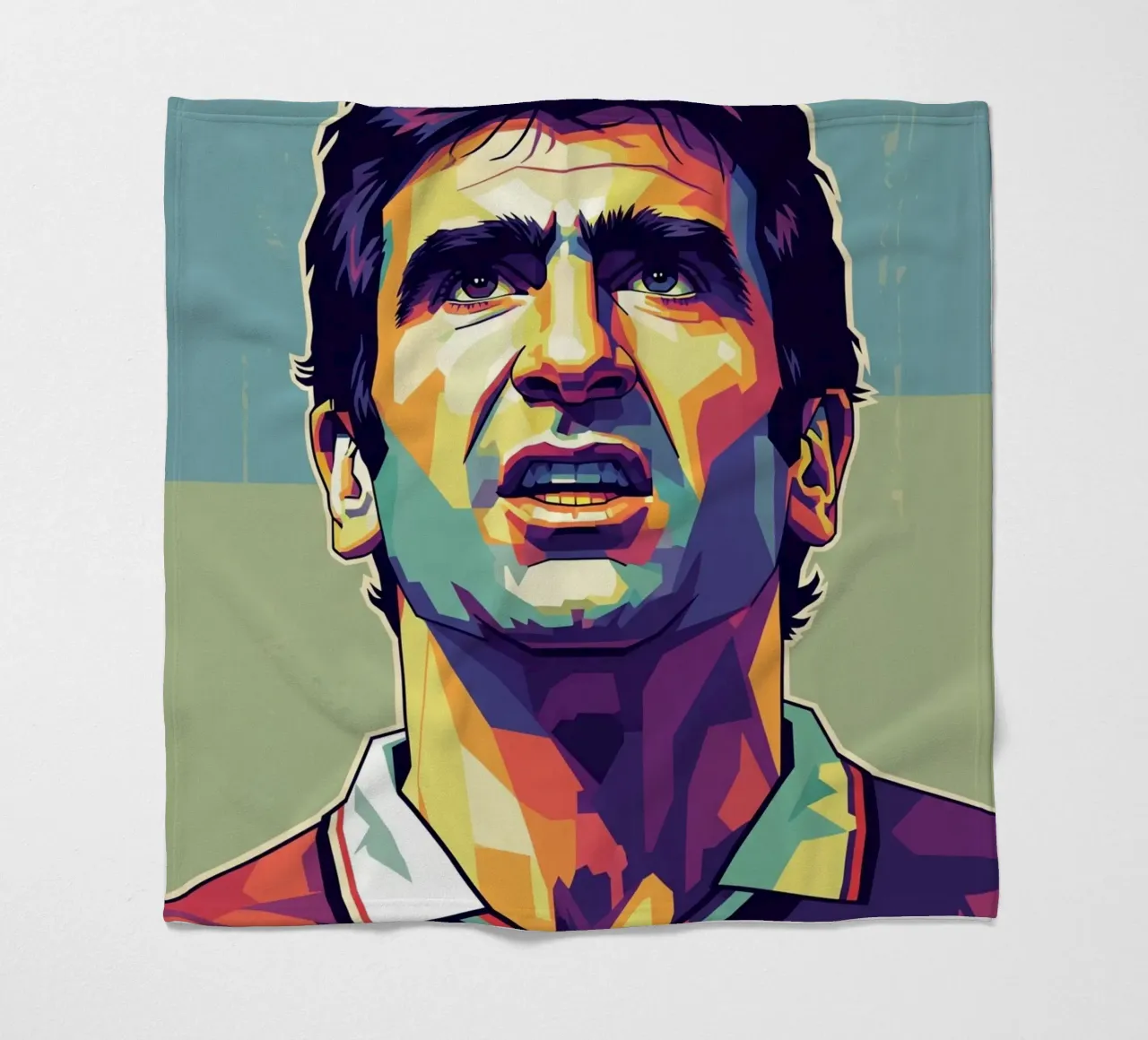 Erick Cantona WPAP art coperta in pile da Hantamrata