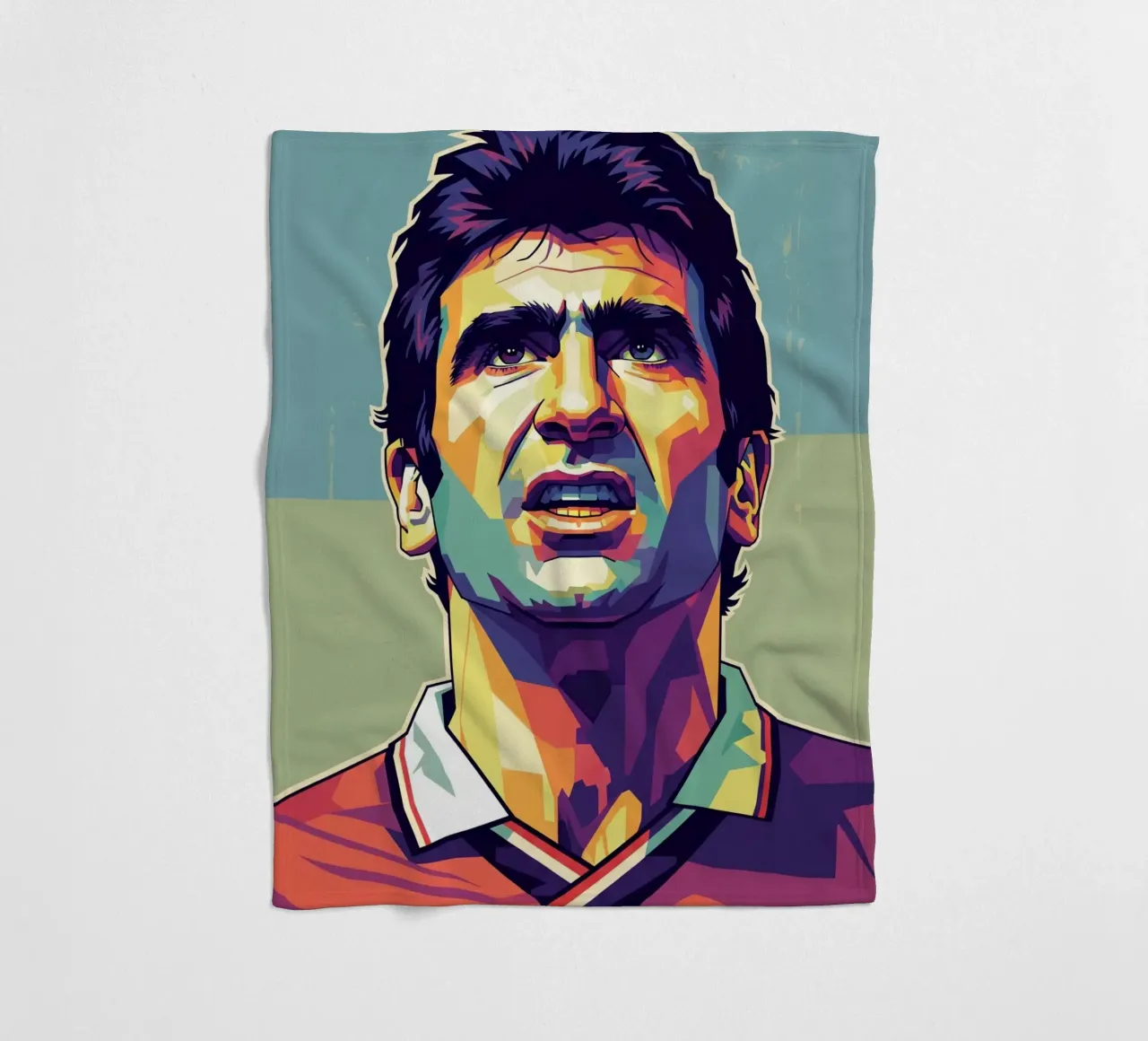 Erick Cantona WPAP art coperta in pile da Hantamrata