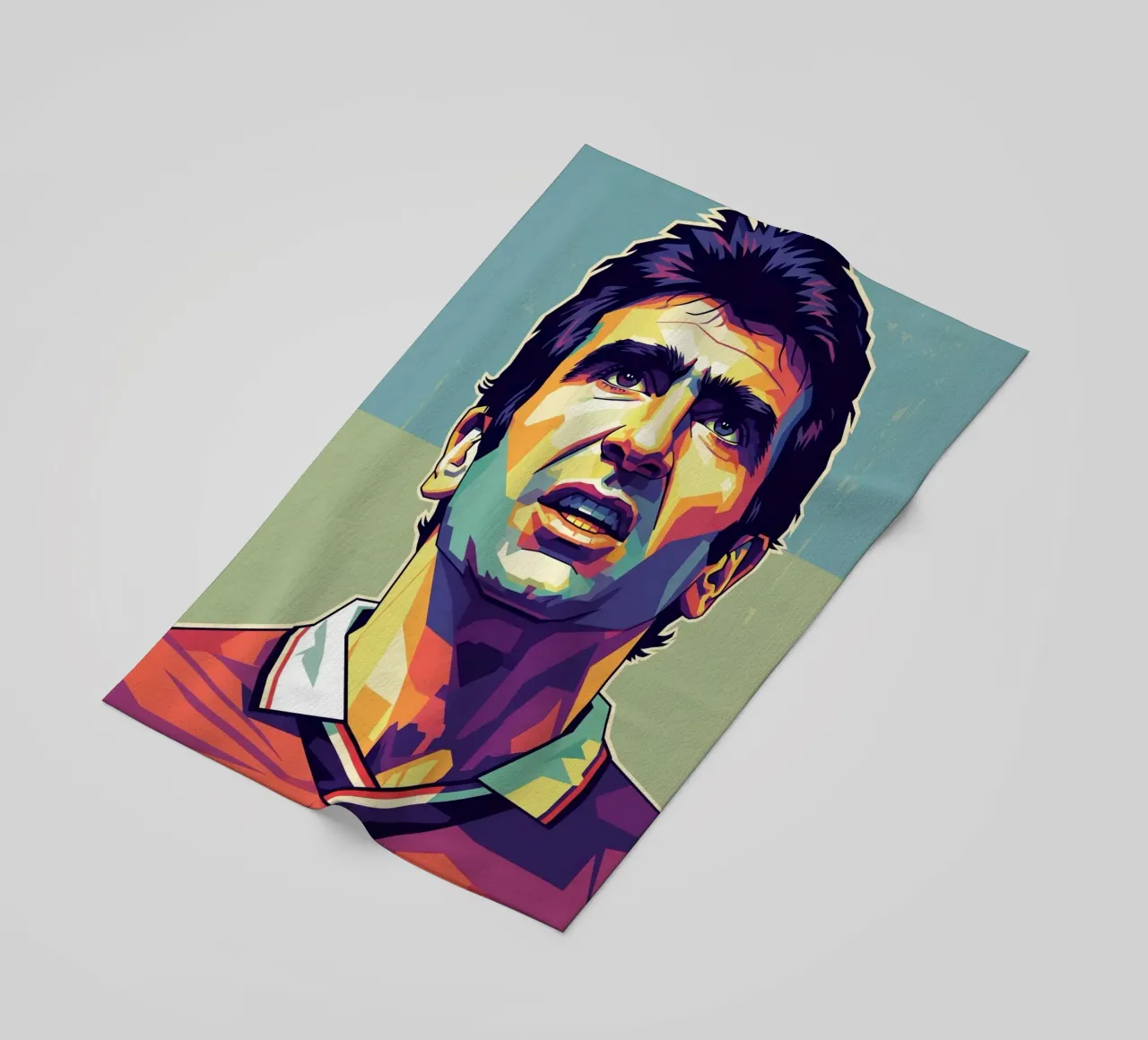 Erick Cantona WPAP art telo mare da Hantamrata