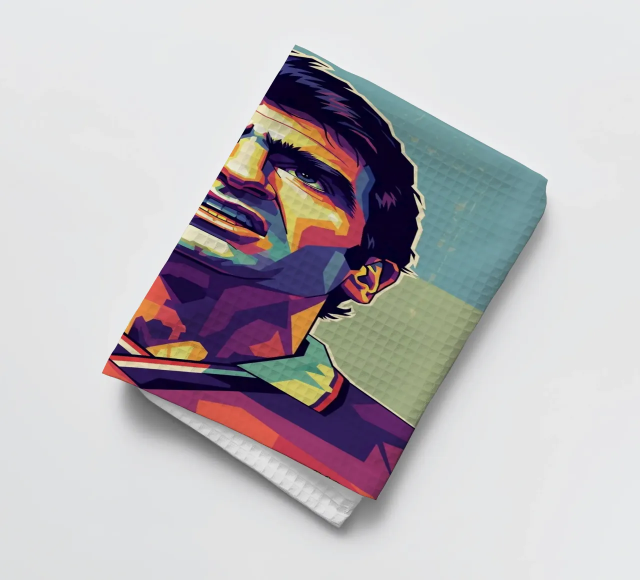 Erick Cantona WPAP art canovaccio da cucina da Hantamrata