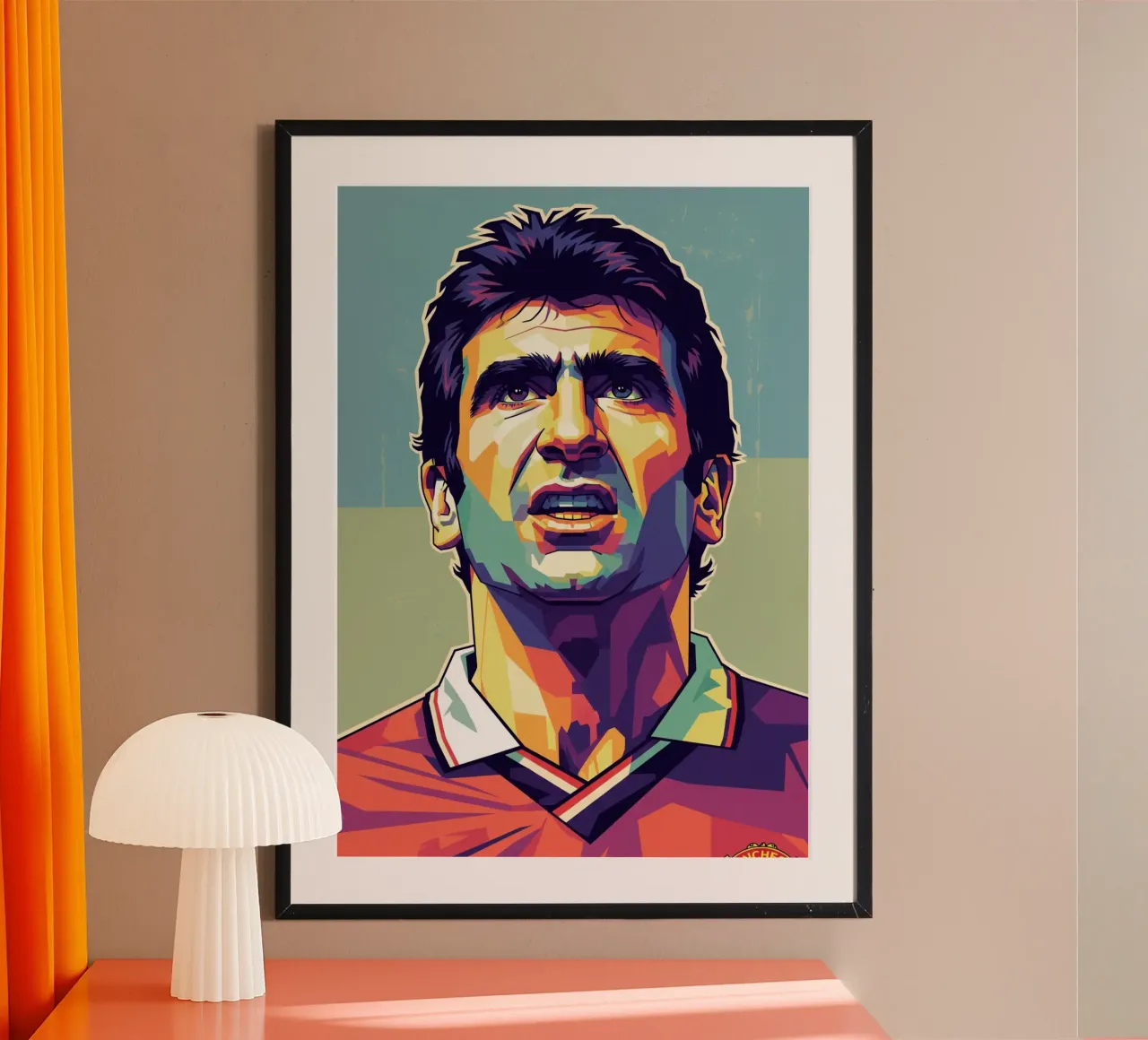 Erick Cantona WPAP art carta hahnemühle da Hantamrata