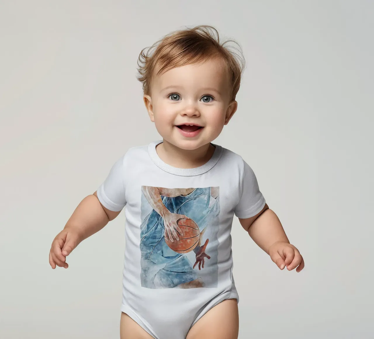 Pallacanestro 3 body neonato maniche corte da Mateo