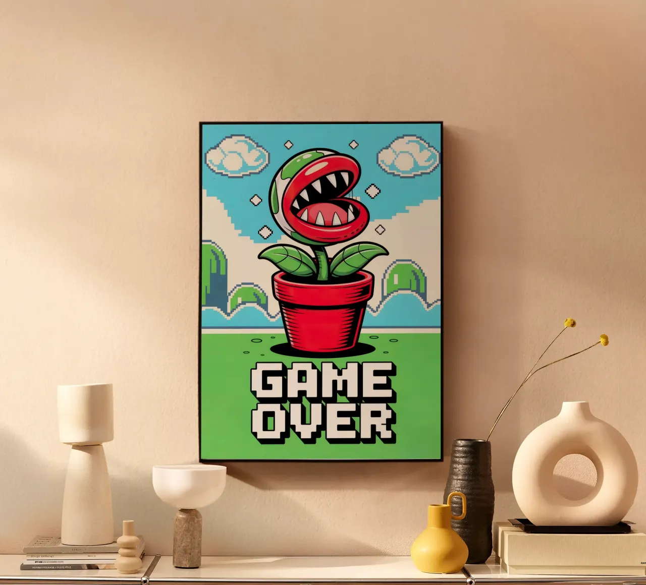 Super Mario Game Over plexiglass da Fleur de Lys
