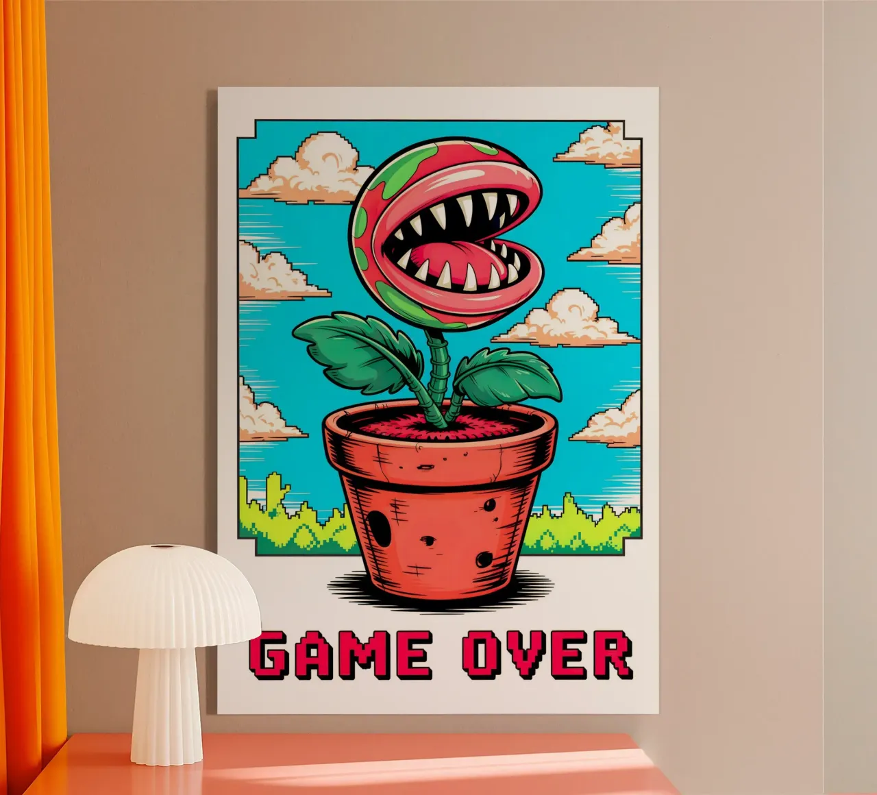 Super Mario Game Over plexiglass da Fleur de Lys