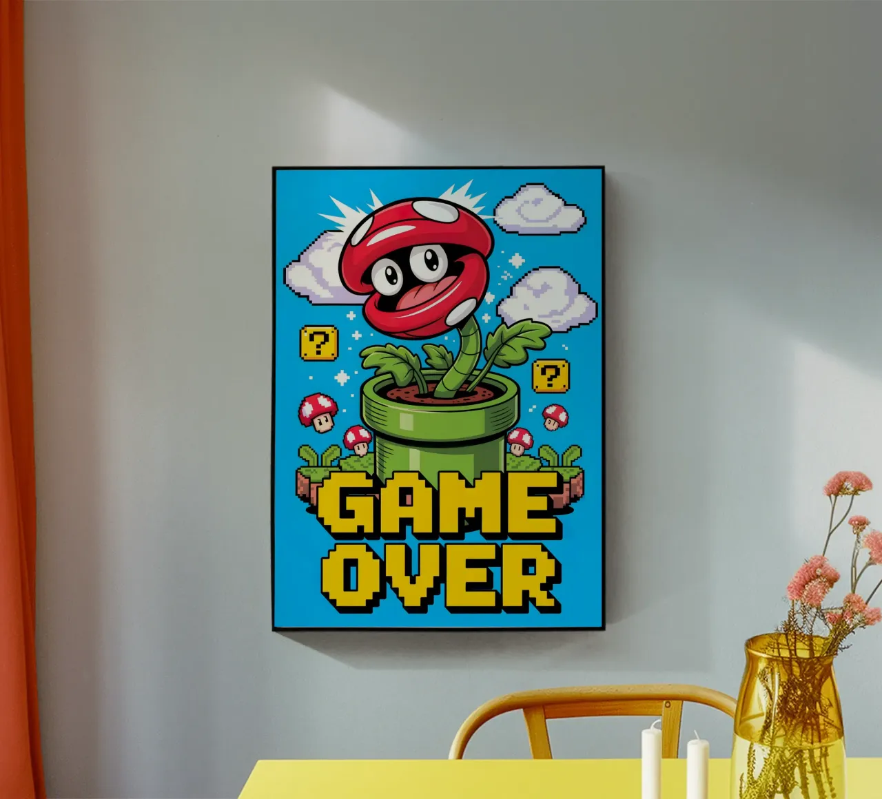 Super Mario Game Over plexiglass da Fleur de Lys