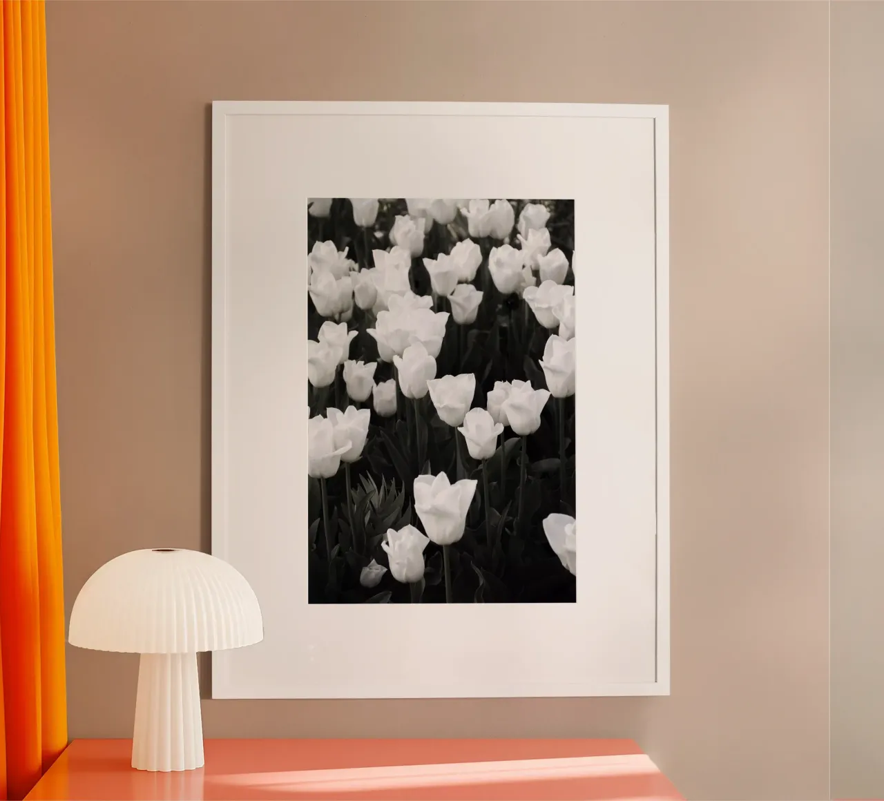 white tulip spring heaven hahnemühle by Studio Nahili