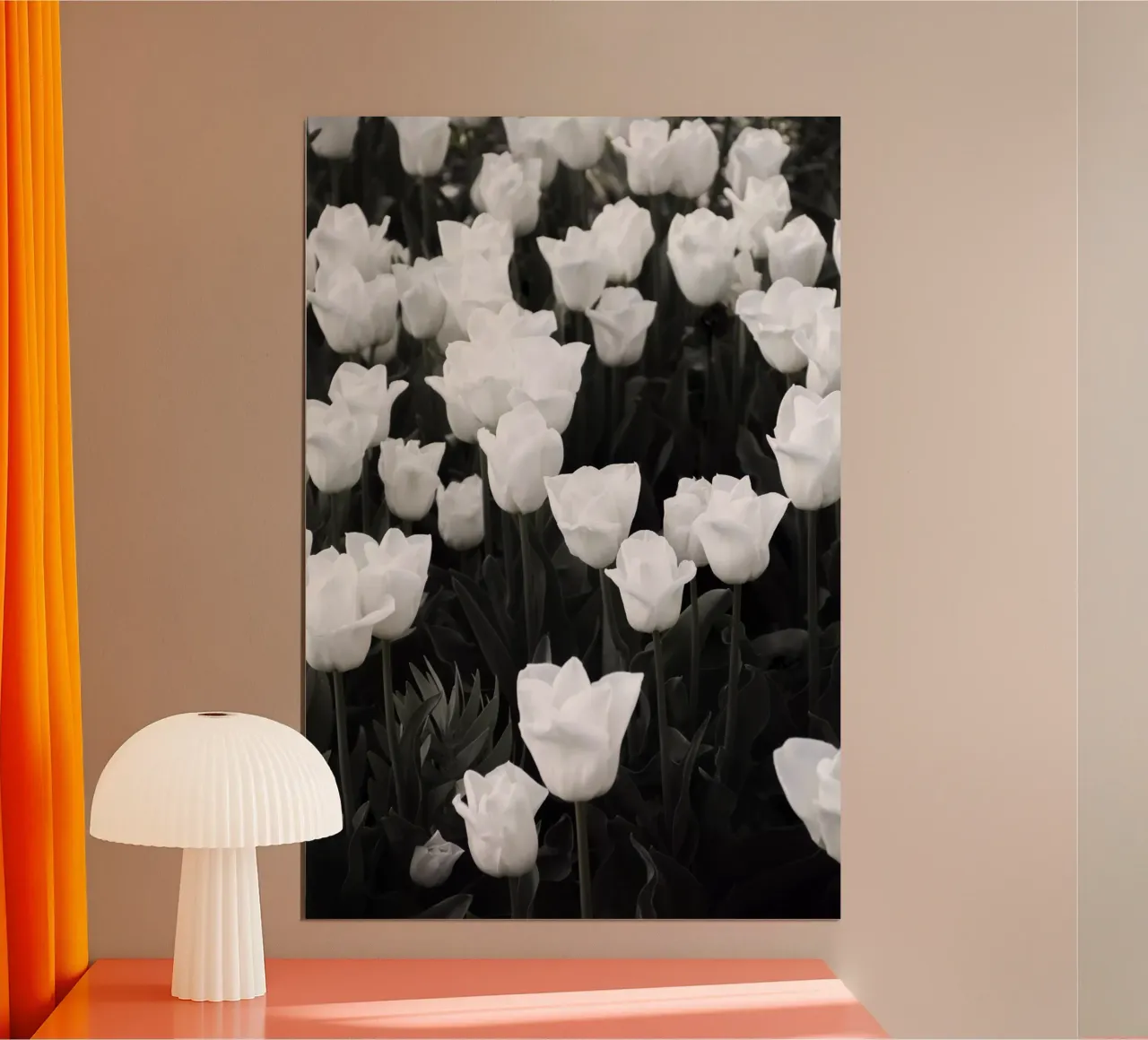 white tulip spring heaven hahnemühle by Studio Nahili
