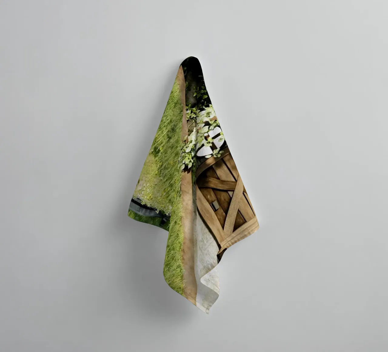 triangle house on sky asciugamano da bagno da feny