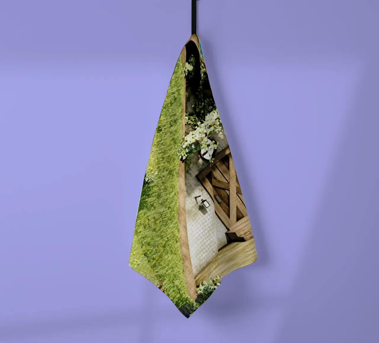triangle house on sky canovaccio da cucina da feny