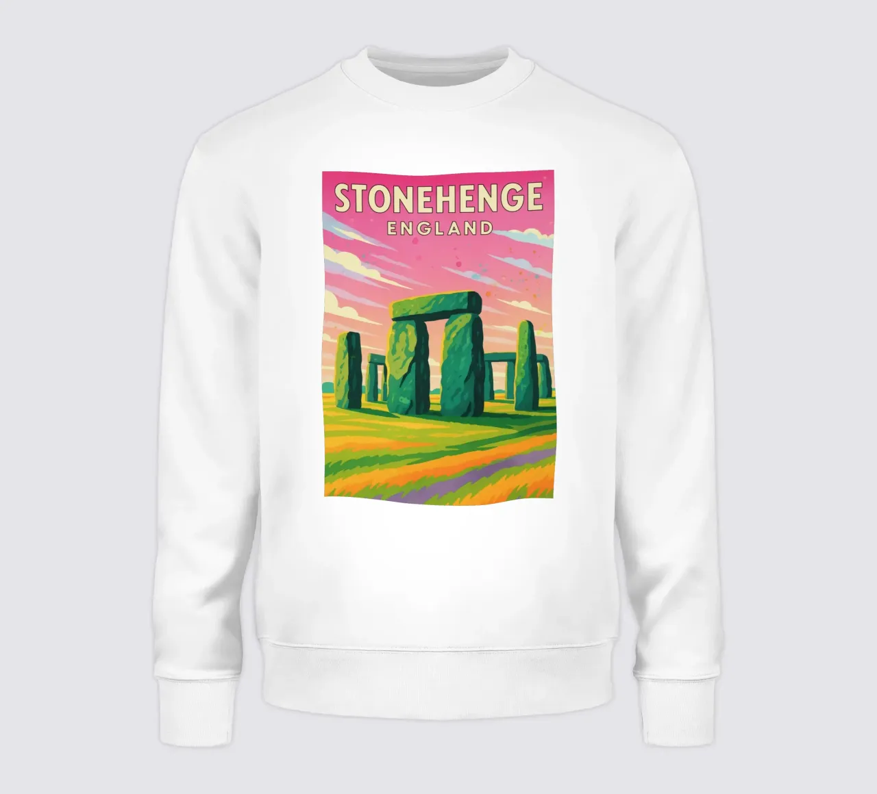 disegno di stonehenge inghilterra felpa da jasmines