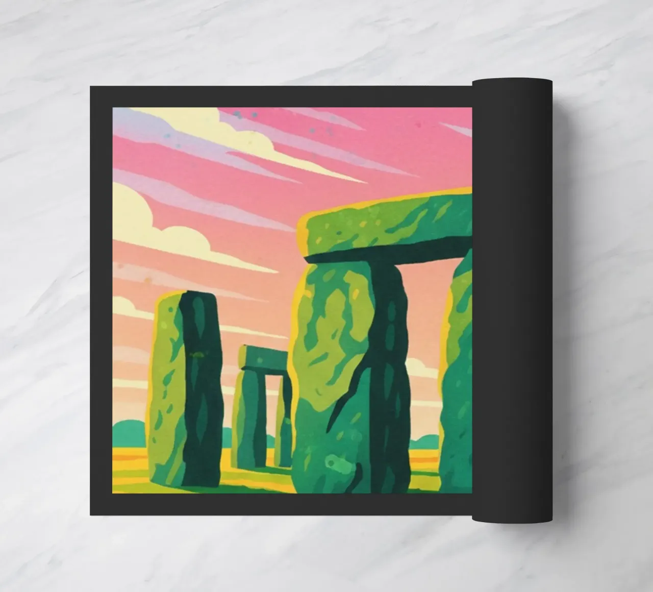 disegno di stonehenge inghilterra zerbino da jasmines