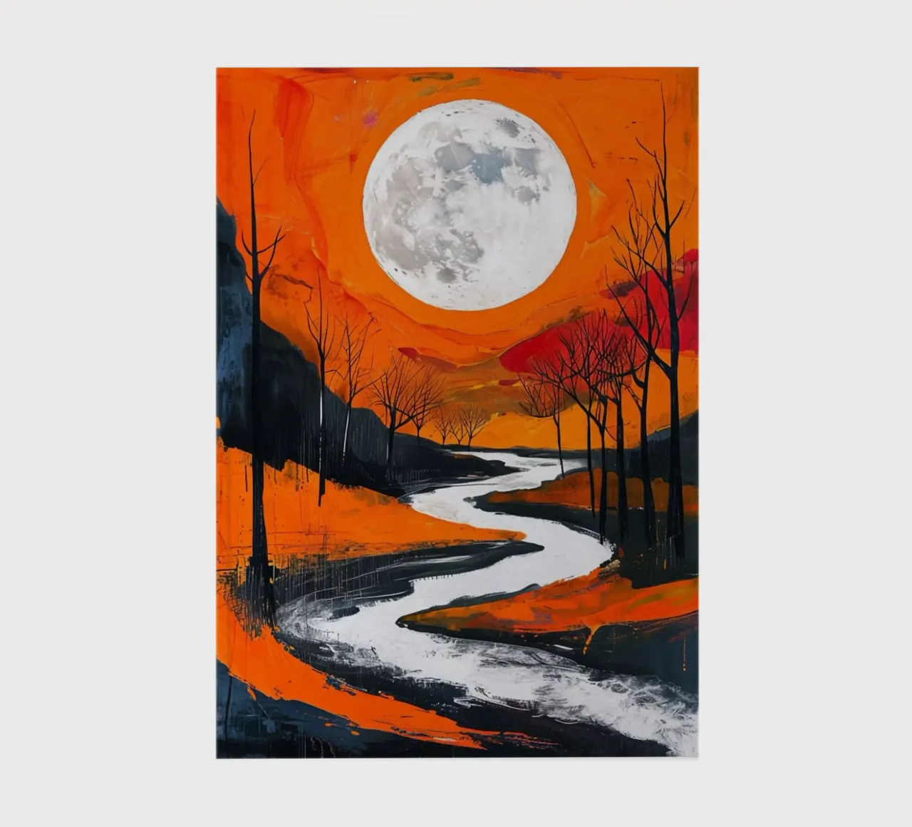 Luna di sangue crescente diario da Artistic-shop