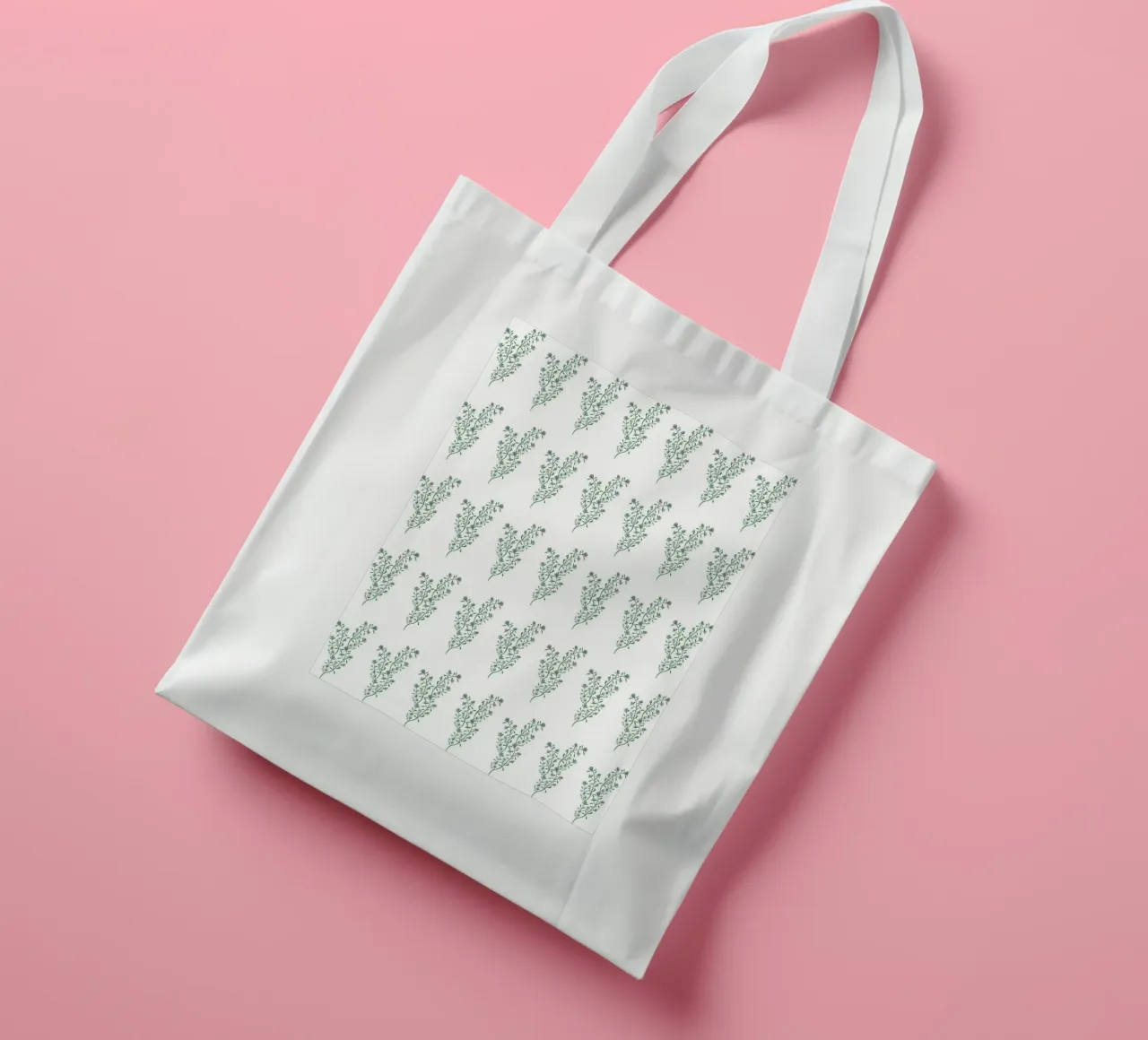 Thyme Pattern #1 borsa in juta da kathrinmay