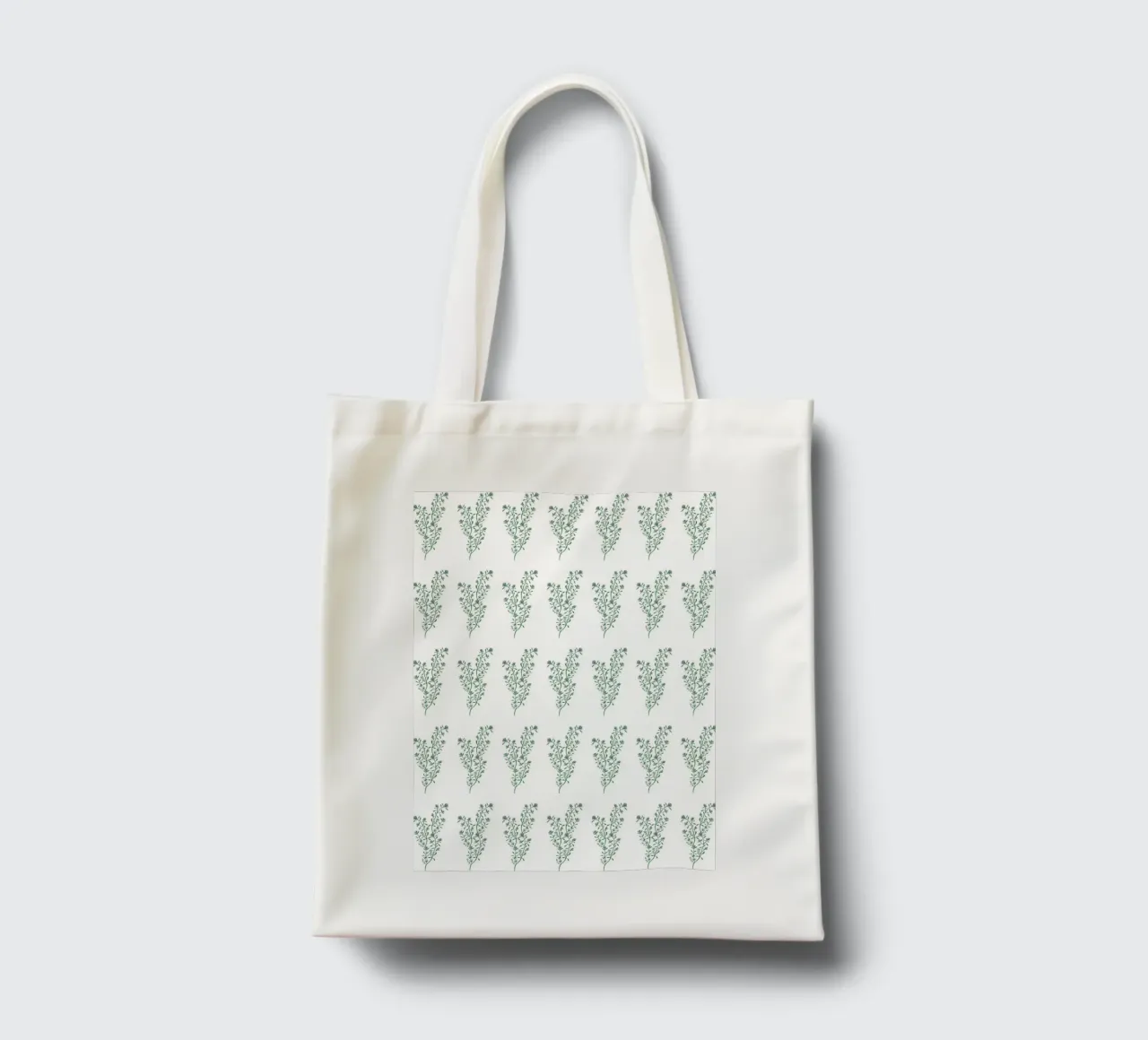 Thyme Pattern #1 borsa in juta da kathrinmay