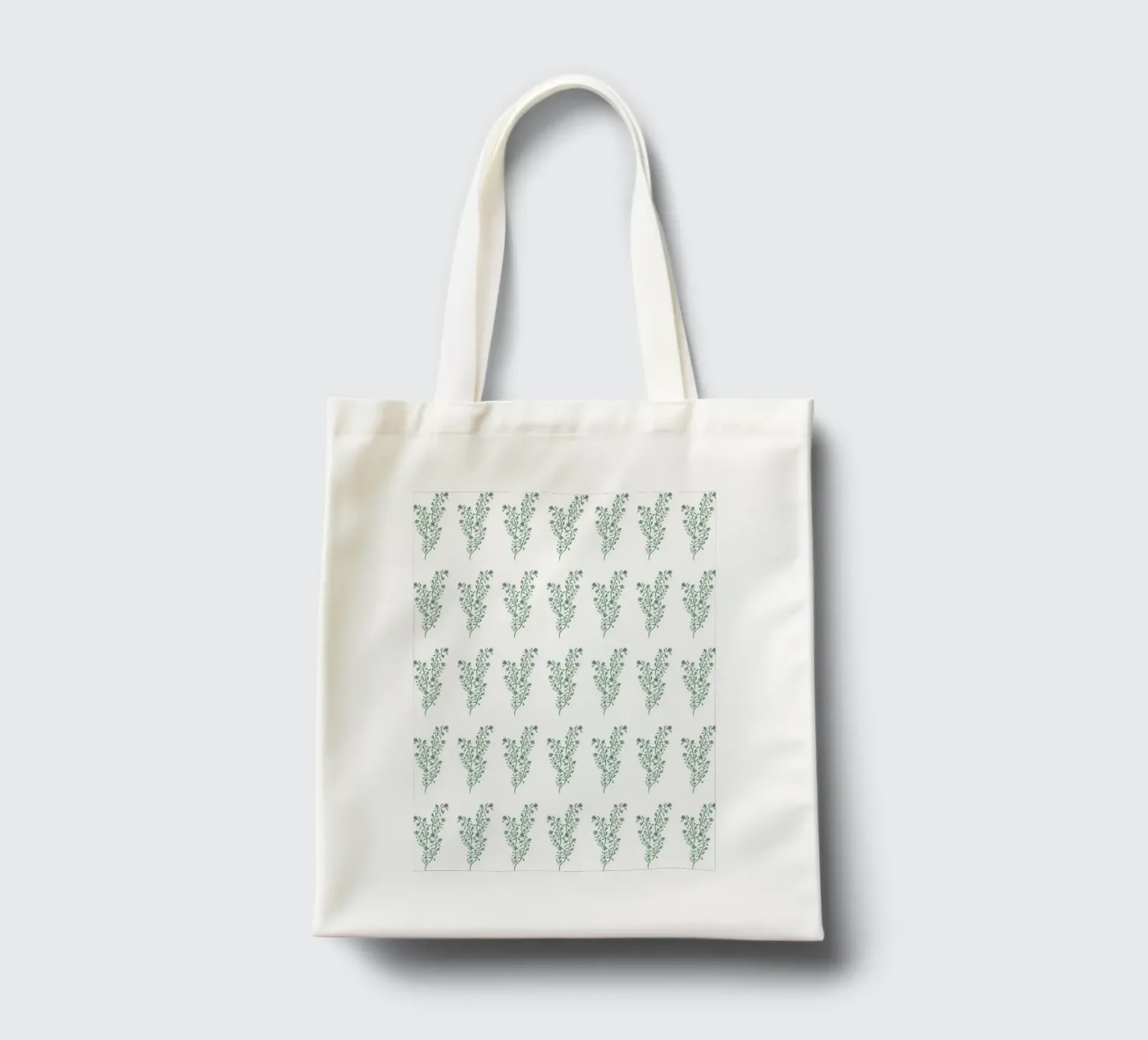 Thyme Pattern #1 tote bag by kathrinmay
