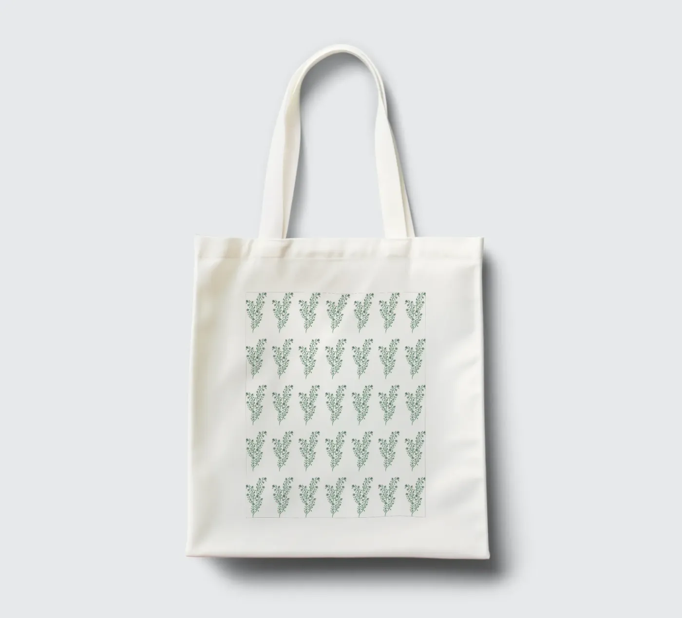 Thyme Pattern #1 Jutebeutel von kathrinmay