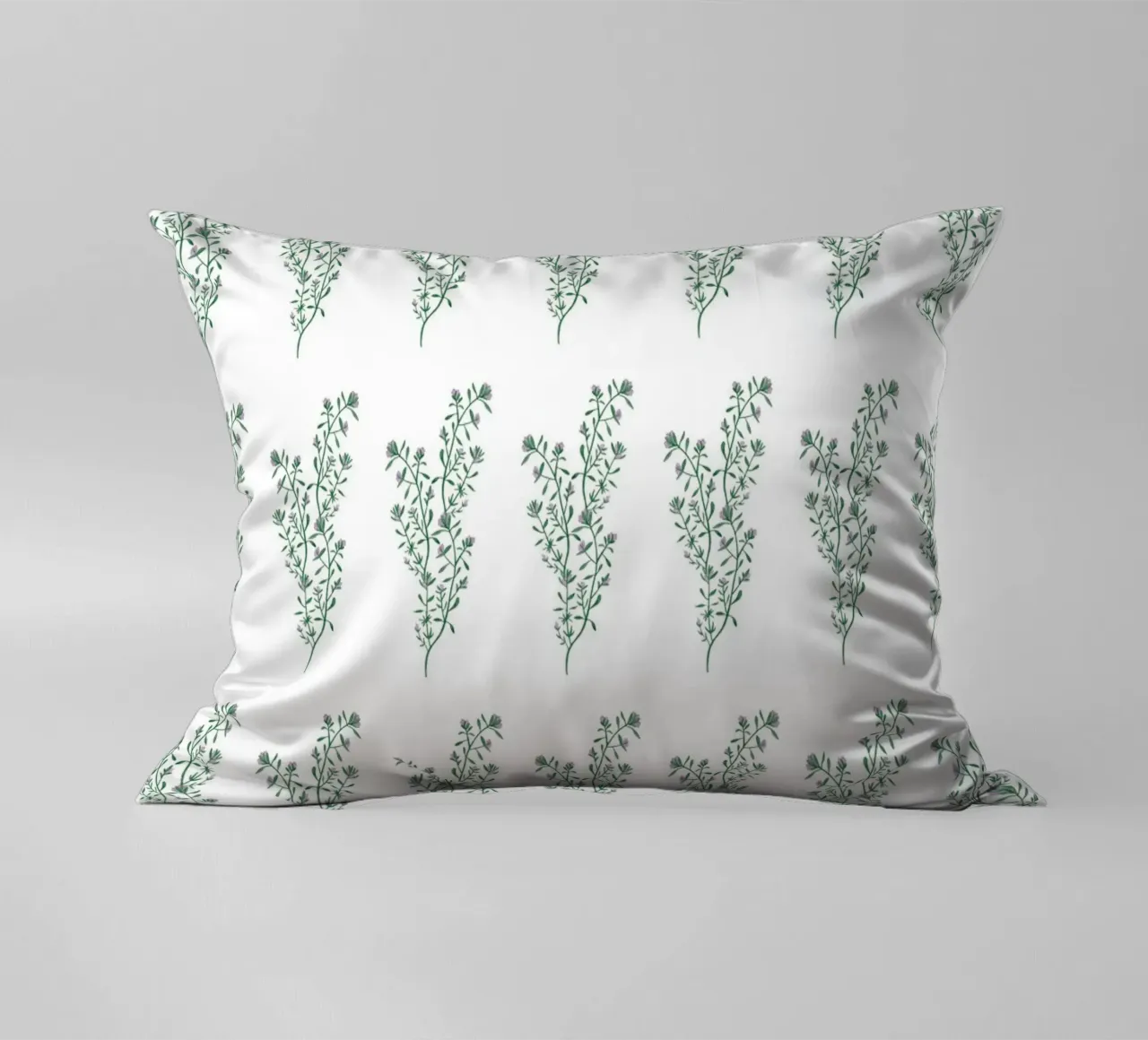 Thyme Pattern #1 decorative cushion by kathrinmay