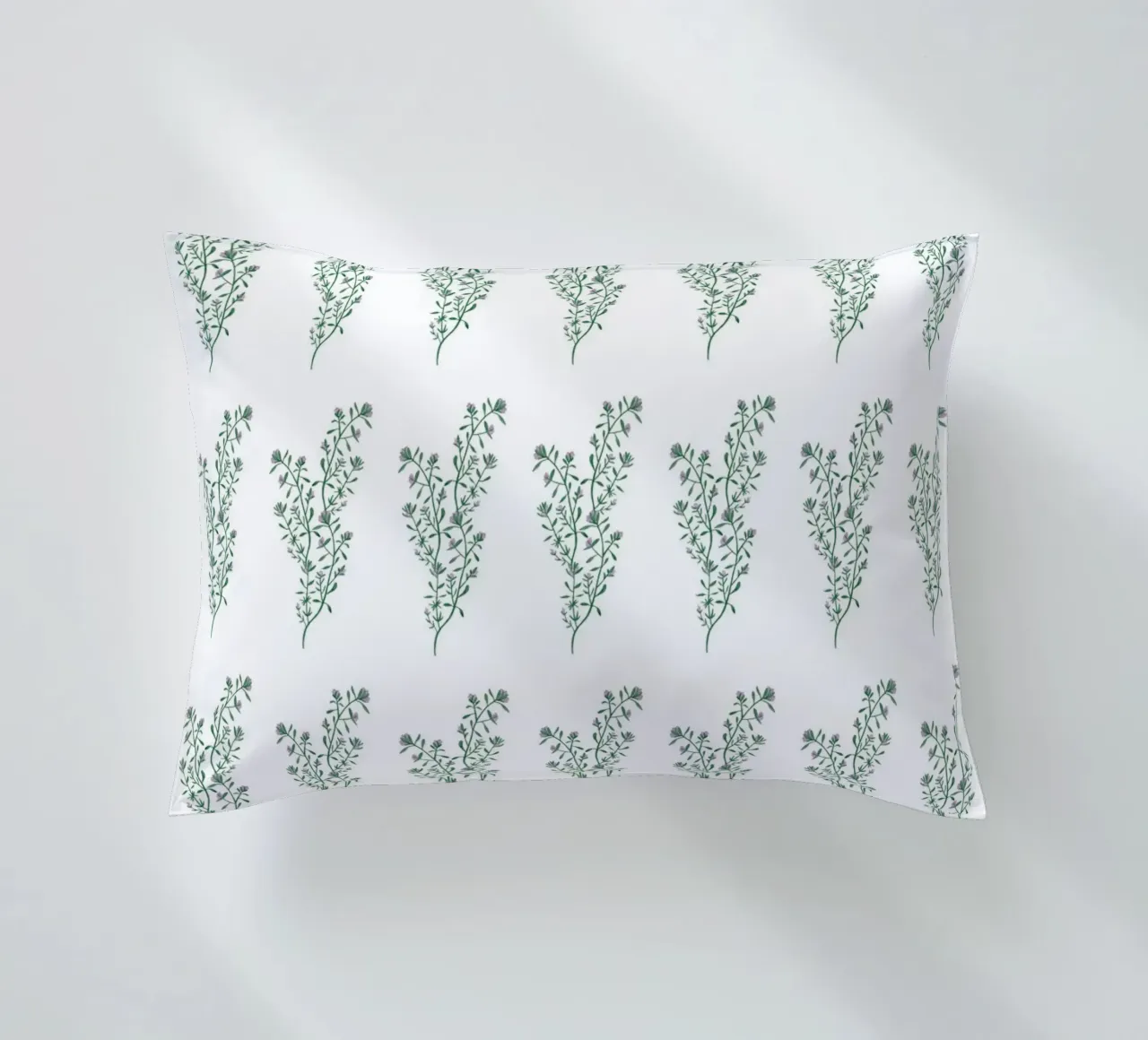 Thyme Pattern #1 decorative cushion by kathrinmay