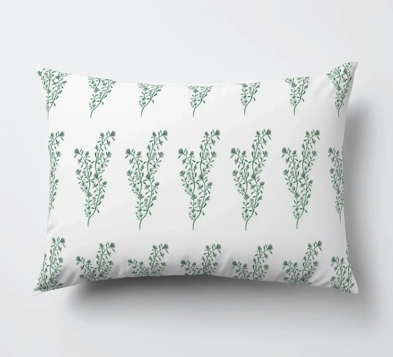 Thyme Pattern #1 decorative cushion by kathrinmay