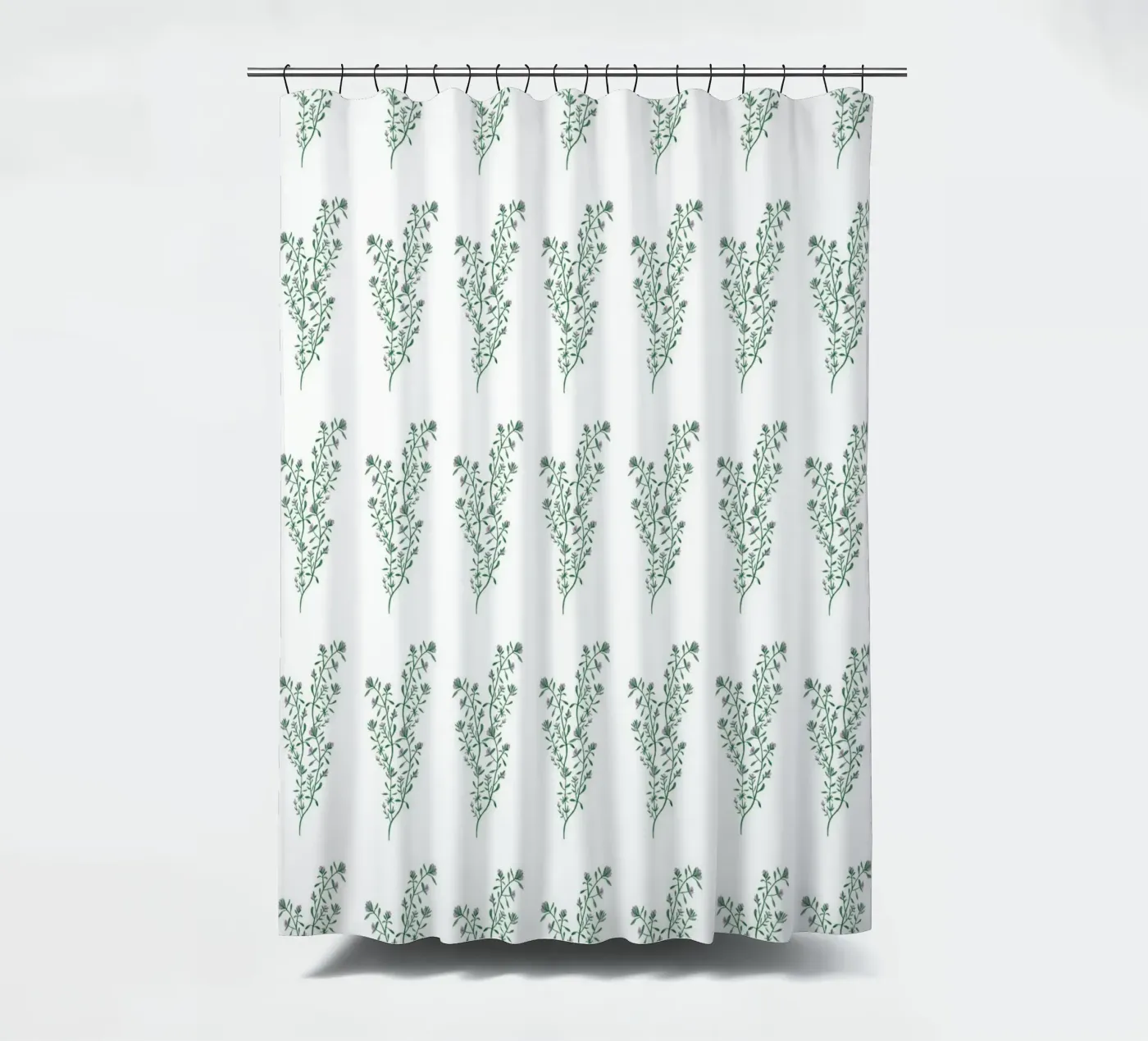 Thyme Pattern #1 douchegordijn van kathrinmay