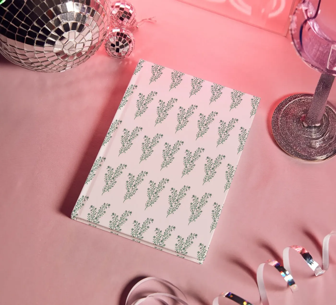 Thyme Pattern #1 notebook by kathrinmay