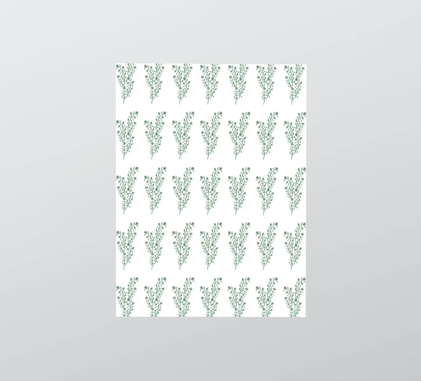 Thyme Pattern #1 adesivo da kathrinmay