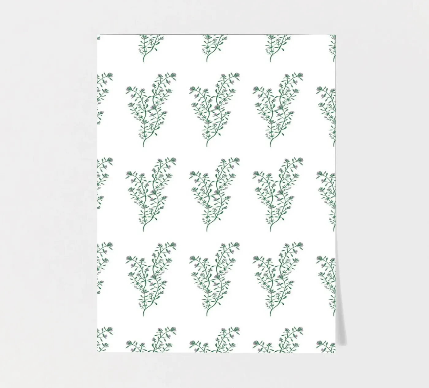 Thyme Pattern #1 stickervel van kathrinmay