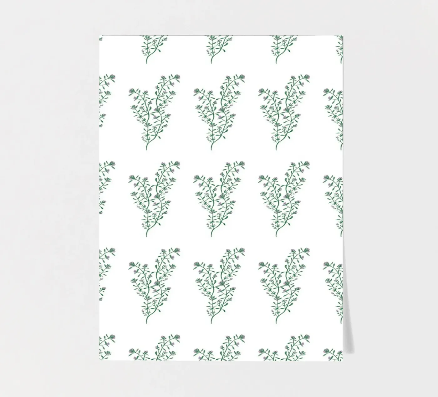 Thyme Pattern #1 foglio adesivo da kathrinmay