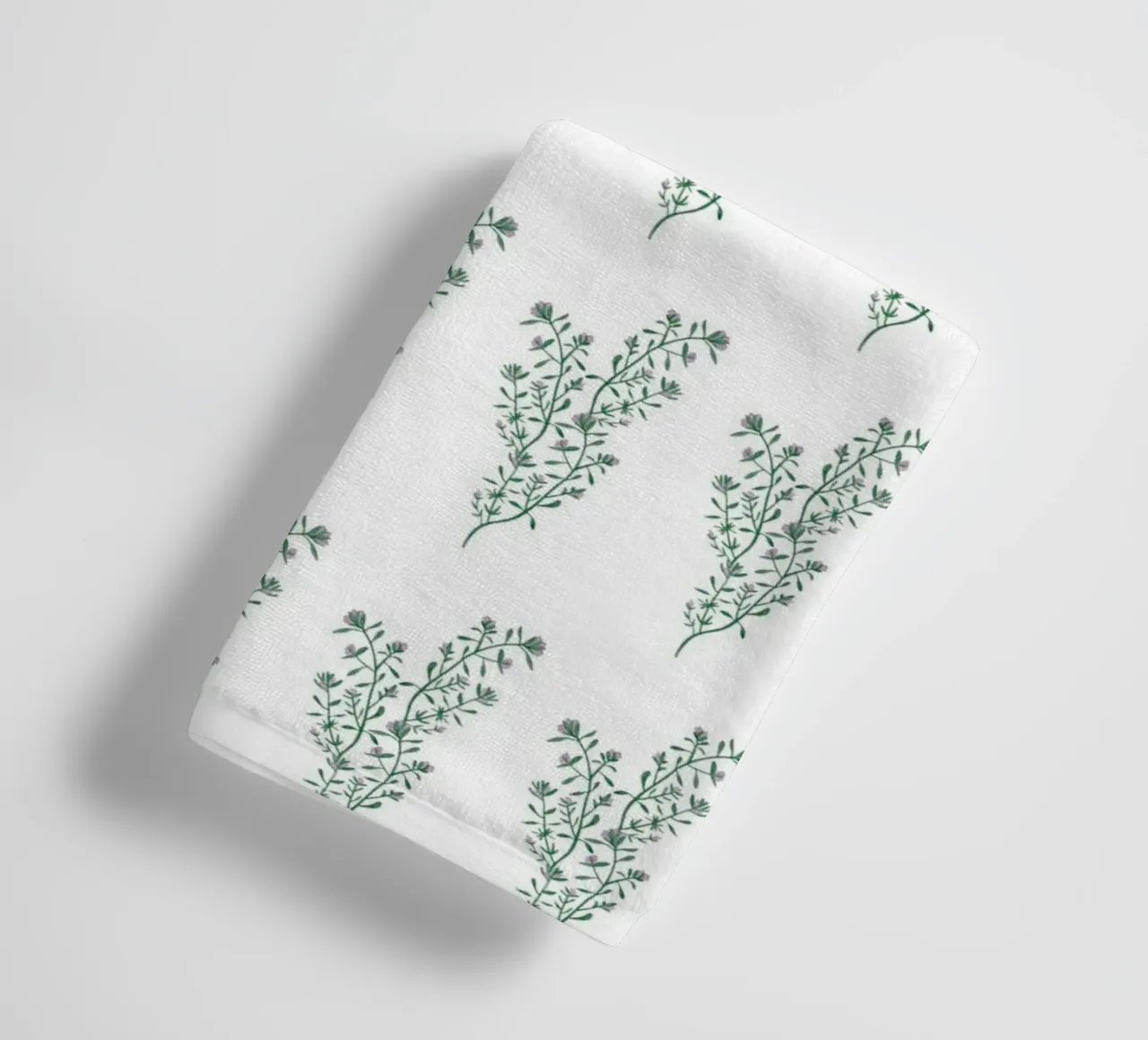 Thyme Pattern #1 asciugamano da bagno da kathrinmay