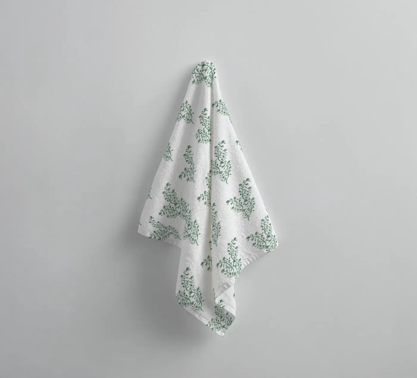 Thyme Pattern #1 badhanddoek van kathrinmay