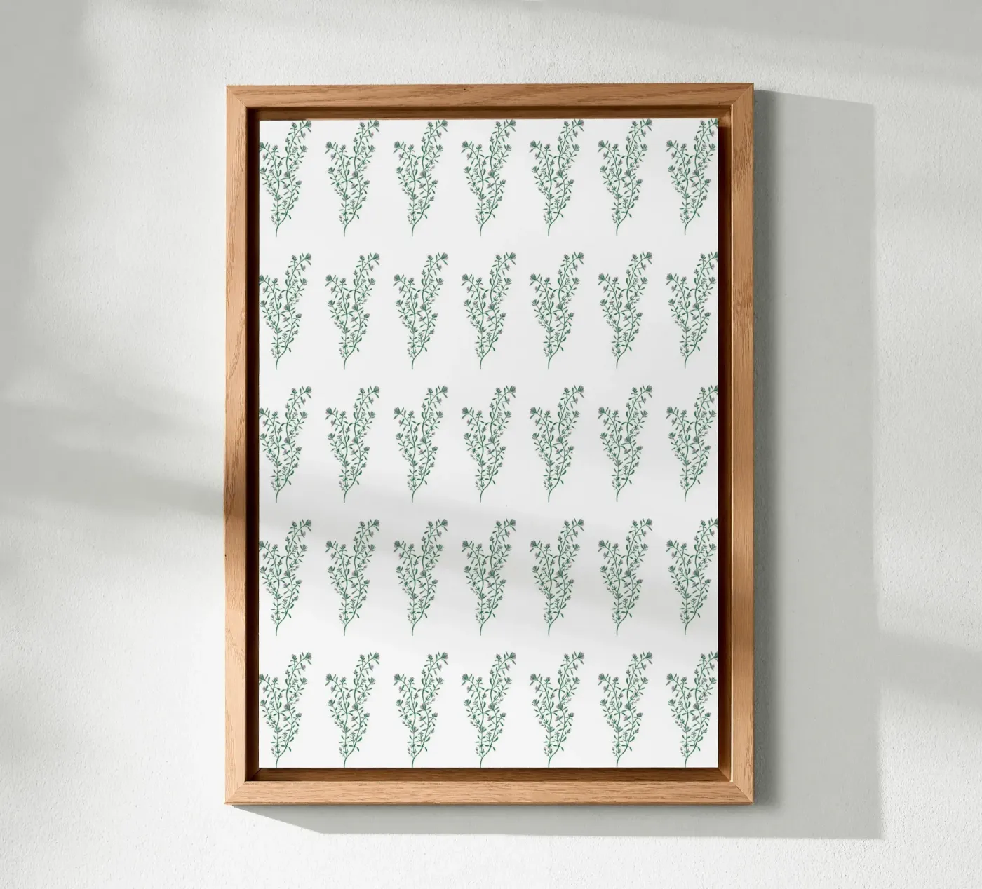 Thyme Pattern #1 forex-plaat van kathrinmay