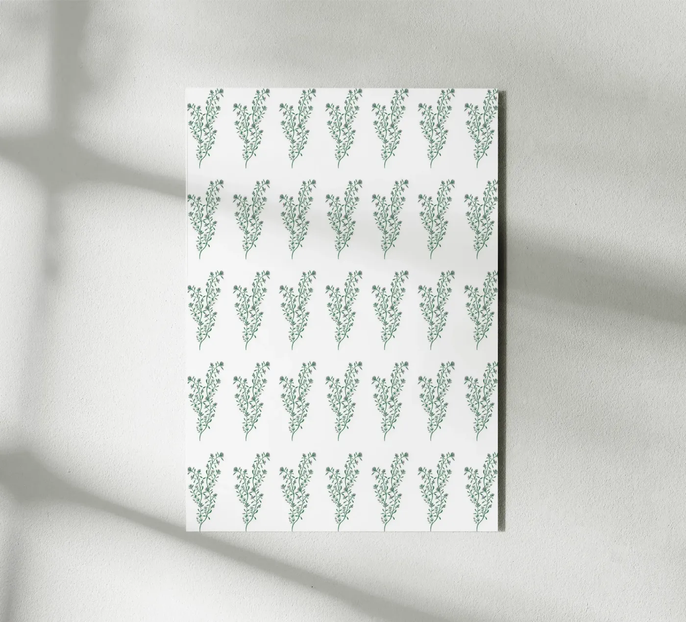 Thyme Pattern #1 forex-plaat van kathrinmay