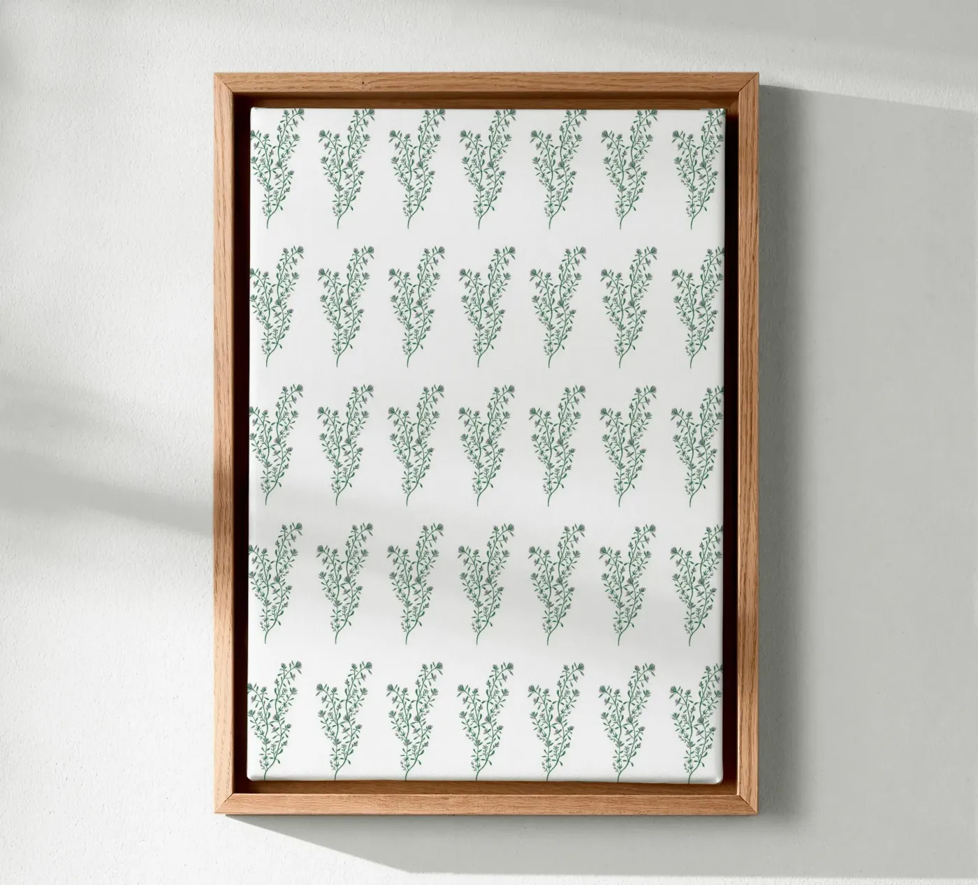 Thyme Pattern #1 canvas van kathrinmay