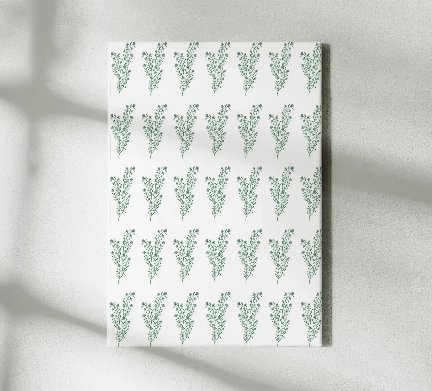 Thyme Pattern #1 canvas van kathrinmay