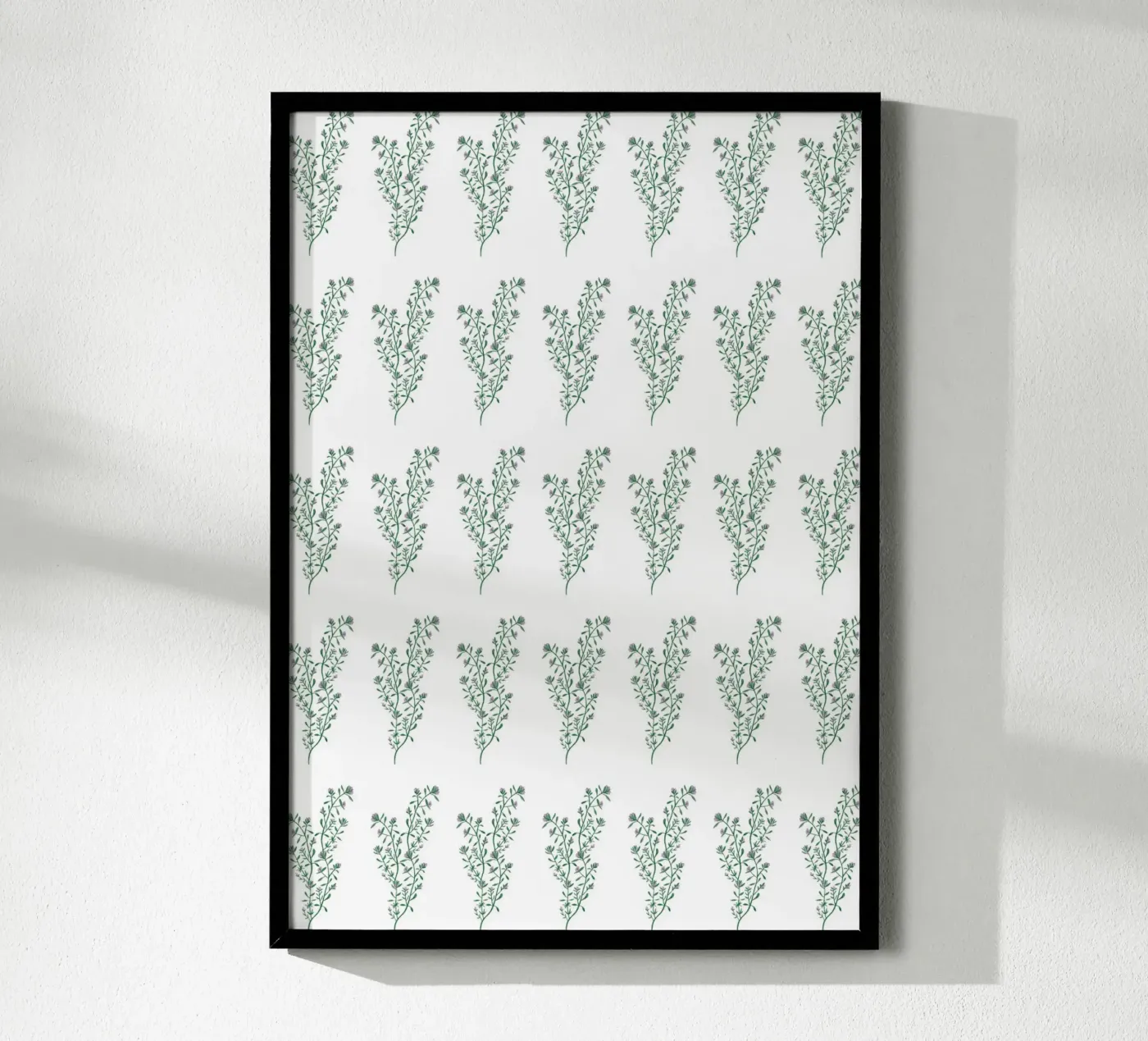 Thyme Pattern #1 poster van kathrinmay