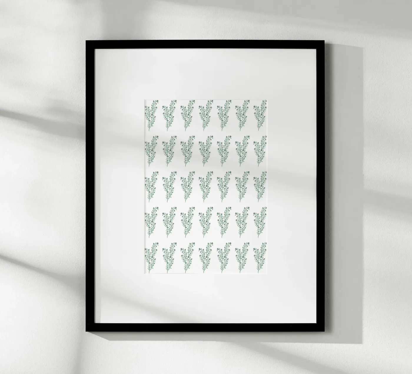Thyme Pattern #1 poster van kathrinmay