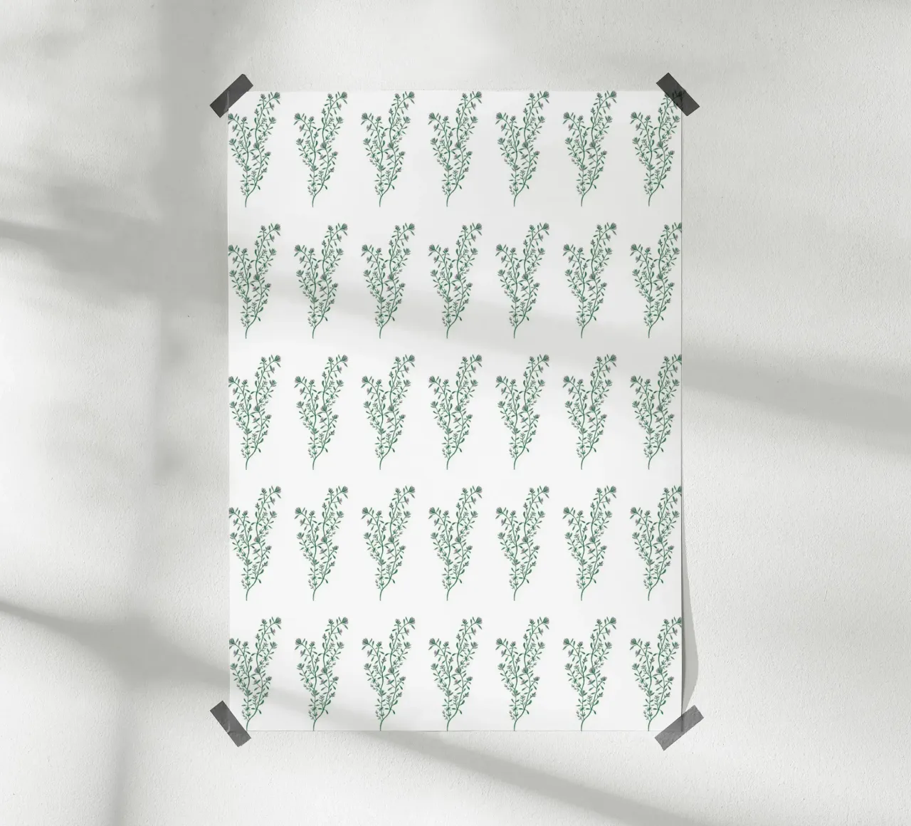 Thyme Pattern #1 hahnemühle de kathrinmay